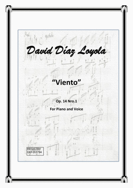 Free Sheet Music Viento Op 14 Nro1