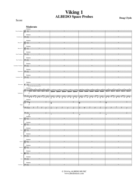 Free Sheet Music Viking 1 From Space Probes