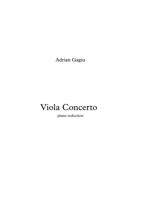 Free Sheet Music Viola Concerto Piano Reduction Op 18b