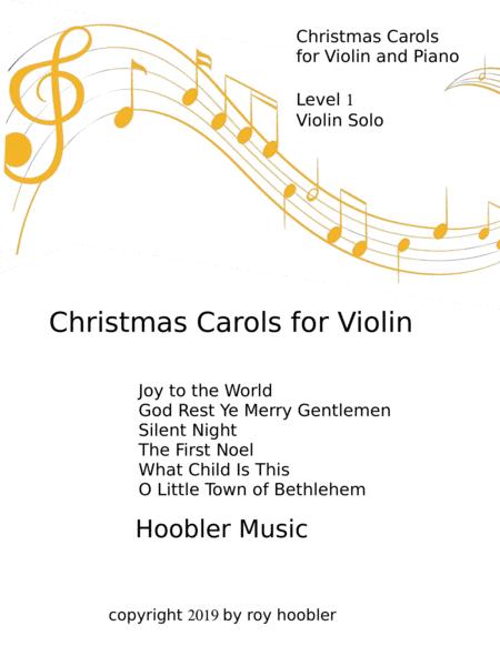 Violin Christmas Carols With Piano Sheet Music