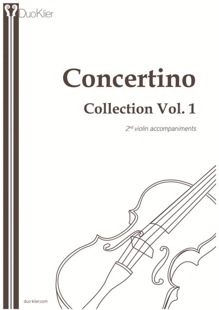 Violin Concertinos Collection Vol 1 2nd Violin Accompaniments Sheet Music