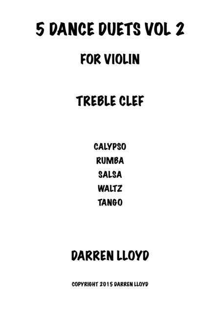 Violin Duets Vol 2 Sheet Music