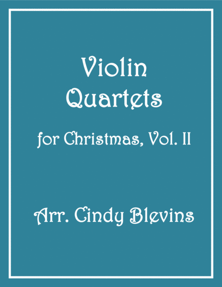 Violin Quartets For Christmas Vol Ii Sheet Music