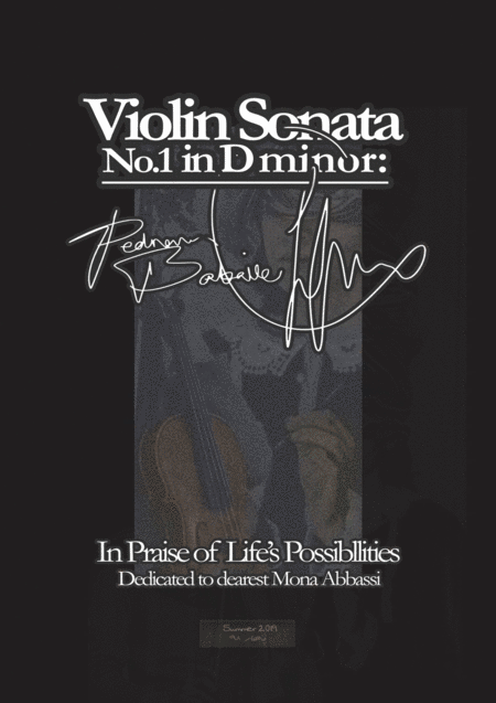 Free Sheet Music Violin Sonata In D Minor