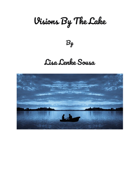 Free Sheet Music Visions On The Lake