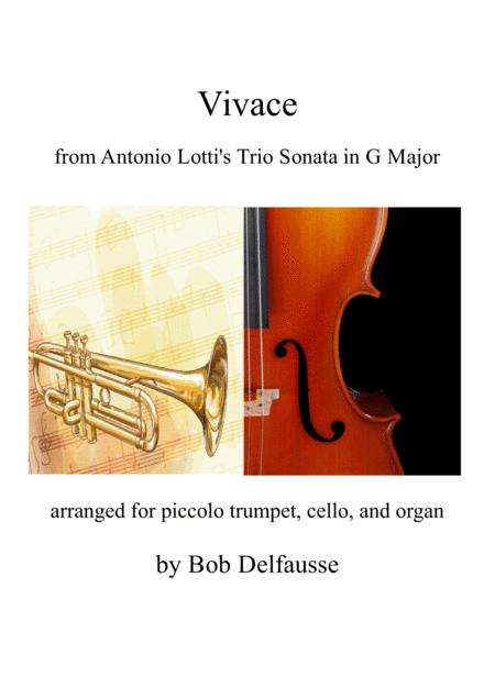 Free Sheet Music Vivace From Lottis Trio Sonata In G Major