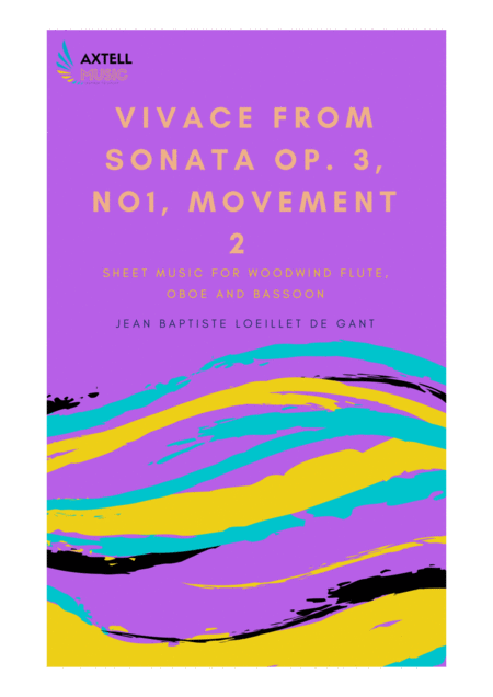 Vivace From Sonata Op 3 No1 Movement 2 Sheet Music