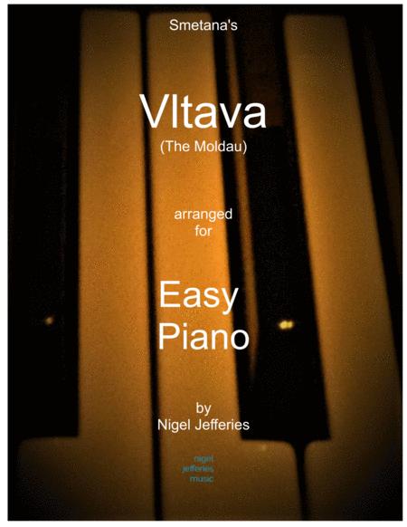 Vltava The Moldau Arranged For Easy Piano Solo Sheet Music