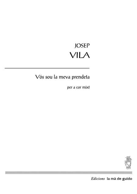 Vs Sou La Meva Prendeta Sheet Music