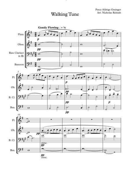 Walking Tune Sheet Music