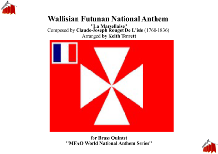 Free Sheet Music Wallisian Futunan National Anthem For Brass Quintet