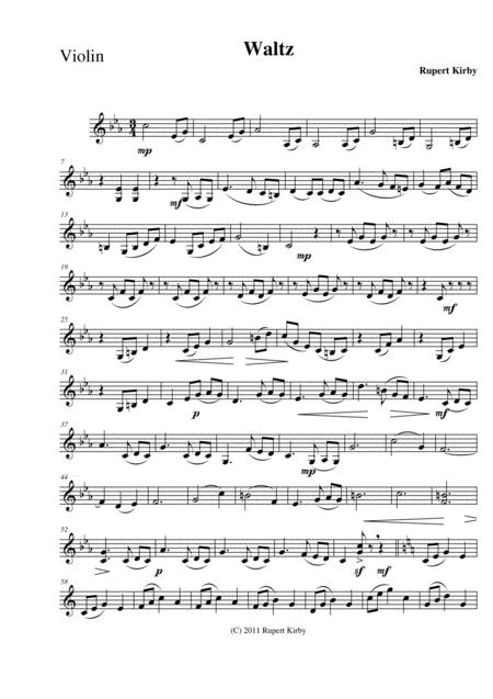 Waltzes For String Trio Sheet Music