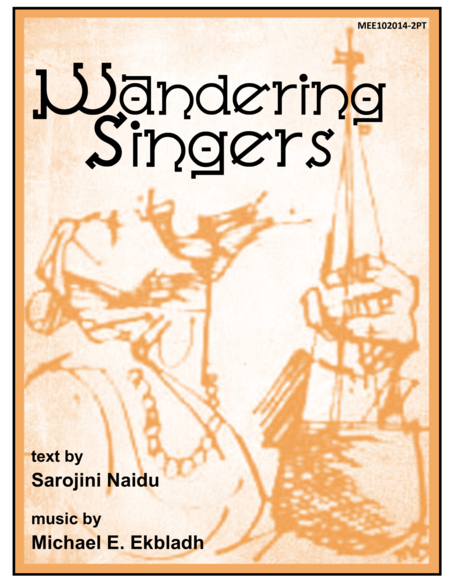 Free Sheet Music Wandering Singers 2 Part