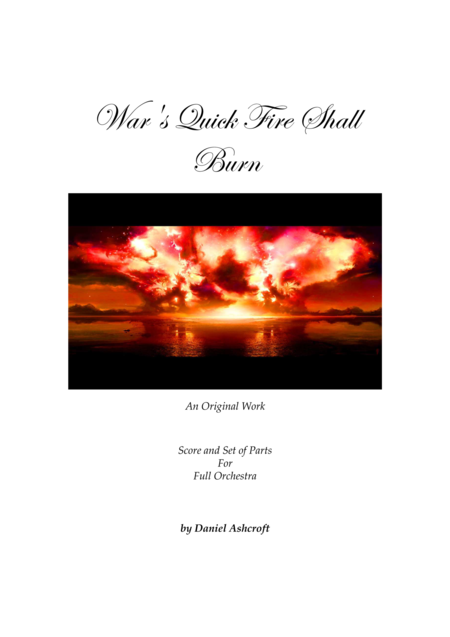 Wars Quick Fire Shall Burn Score And Parts Sheet Music