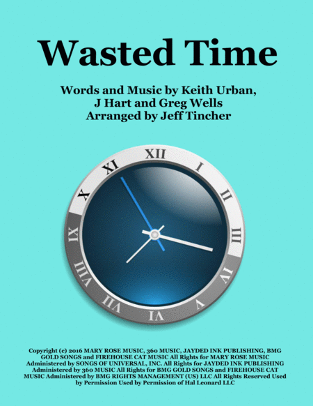 Wasted Time Sheet Music