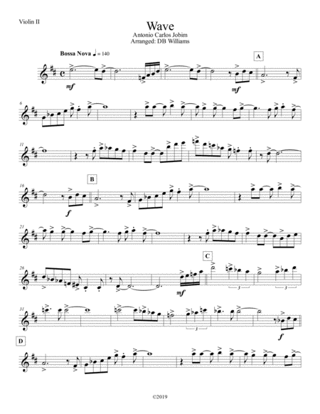 Wave Violin 2 Sheet Music