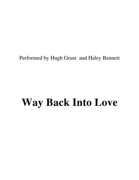 Free Sheet Music Way Back Into Love Performed By Hugh Grant And Haley Bennett