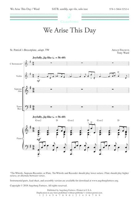 We Arise This Day Sheet Music