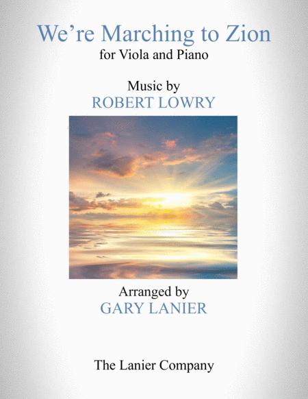 Free Sheet Music We Re Marching To Zion For Viola And Piano With Score Part