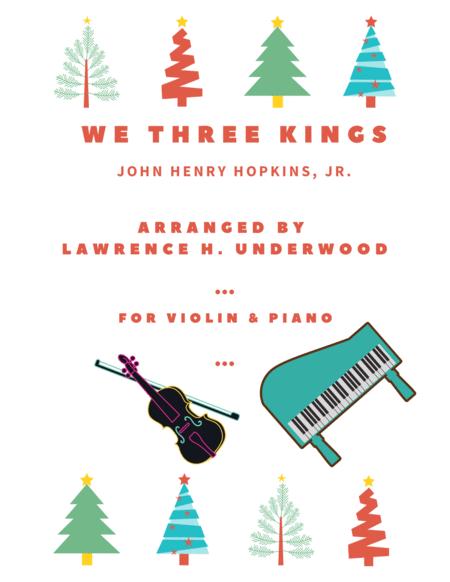 Free Sheet Music We Three Kings For Solo Violin