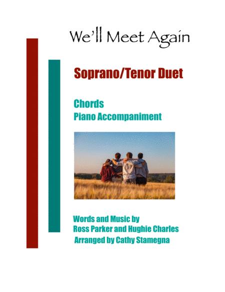 We Will Meet Again Soprano Tenor Duet Chords Piano Accompaniment Sheet Music