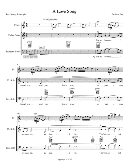 Free Sheet Music Wedding Canticle