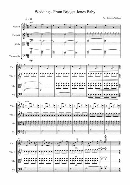 Free Sheet Music Wedding Fr Bridget Joness Baby