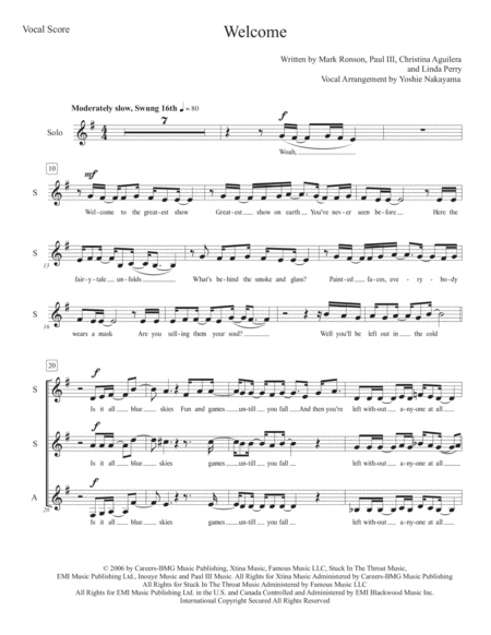 Free Sheet Music Welcome Sa Karaoke