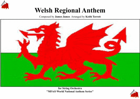 Free Sheet Music Welsh Regional Anthem For String Orchestra Mfao World National Anthem Series
