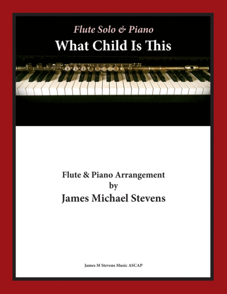 Free Sheet Music What Child Is This Christmas Flute Piano