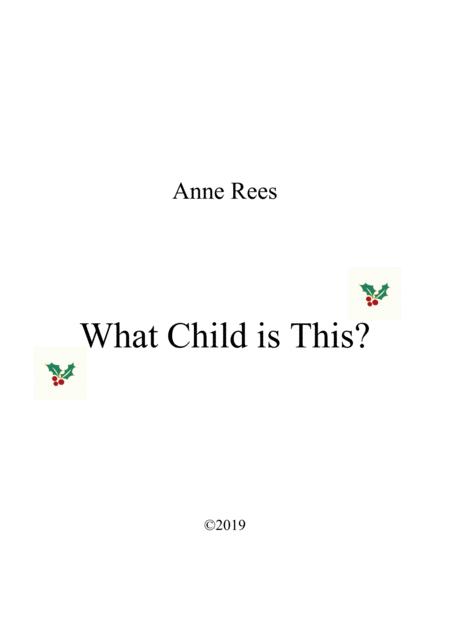 Free Sheet Music What Child Is This Greensleeves Advanced Piano Solo