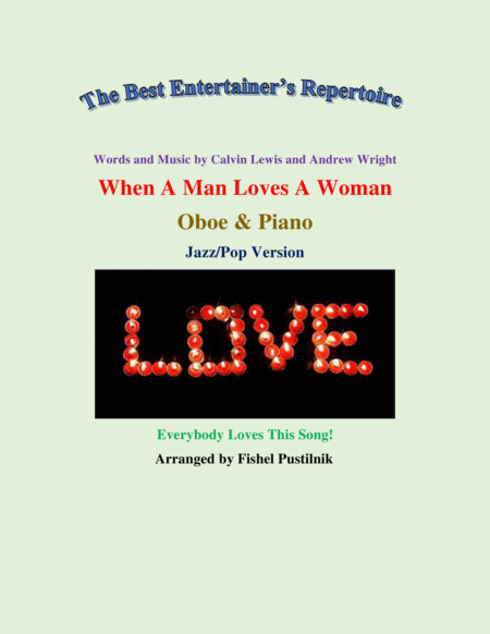 When A Man Loves A Woman For Oboe And Piano Video Sheet Music