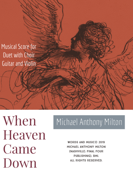 When Heaven Came Down Sheet Music