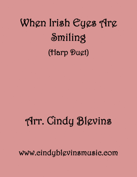 When Irish Eyes Are Smiling Arranged For Harp Duet Sheet Music