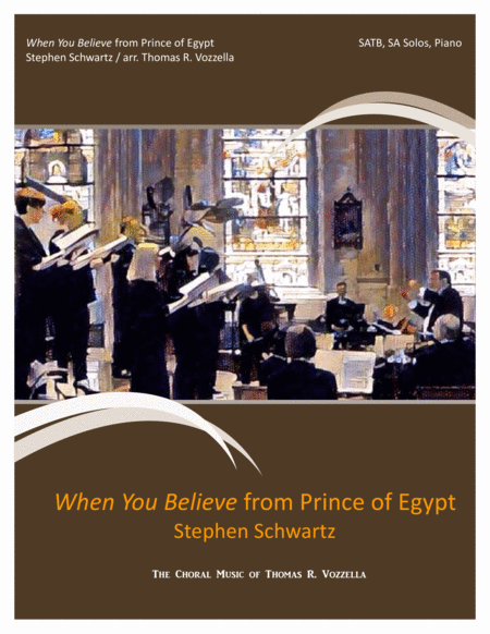 When You Believe From Prince Of Egypt Satb Sheet Music