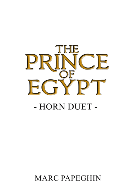 Free Sheet Music When You Believe From The Prince Of Egypt French Horn Duet