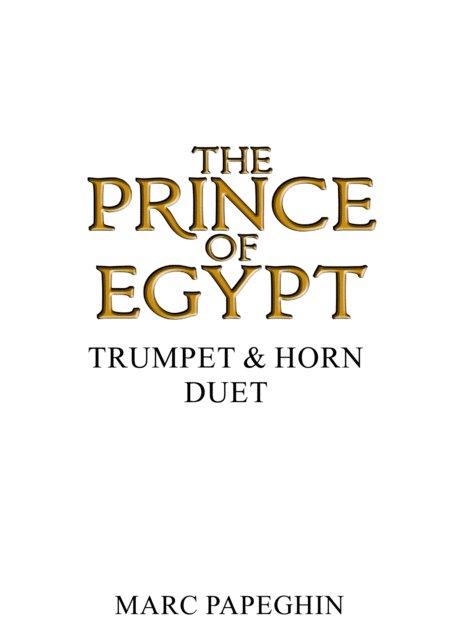 Free Sheet Music When You Believe From The Prince Of Egypt French Horn Trumpet Duet