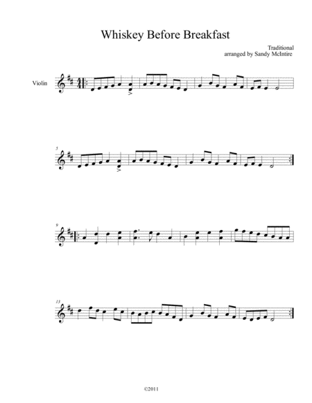 Whiskey Before Breakfast Sheet Music