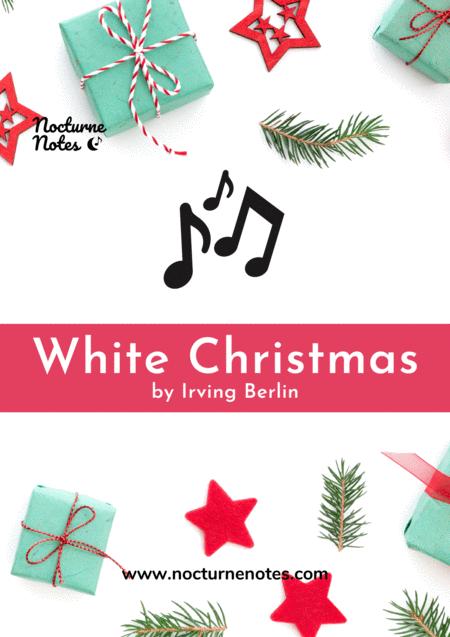 White Christmas By Irving Berlin Late Beginner Piano Arrangement Sheet Music