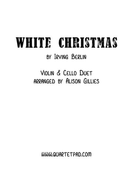 White Christmas Violin Cello Duet Sheet Music