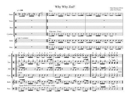 Why Why Zed Sheet Music