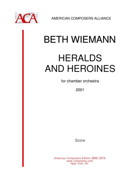 Free Sheet Music Wiemann Heralds And Heroines