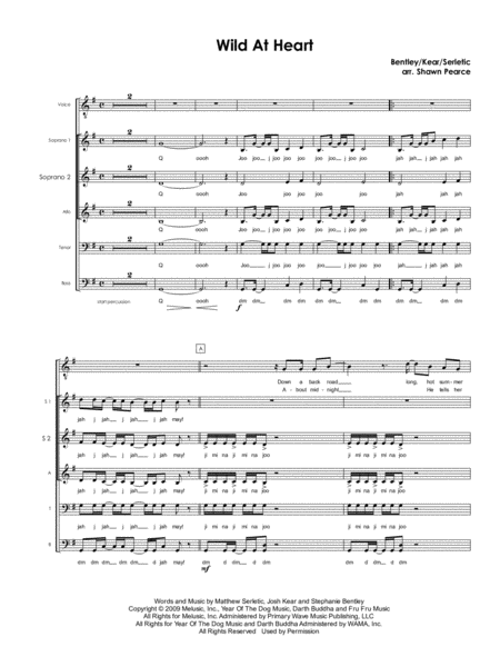 Wild At Heart Sheet Music