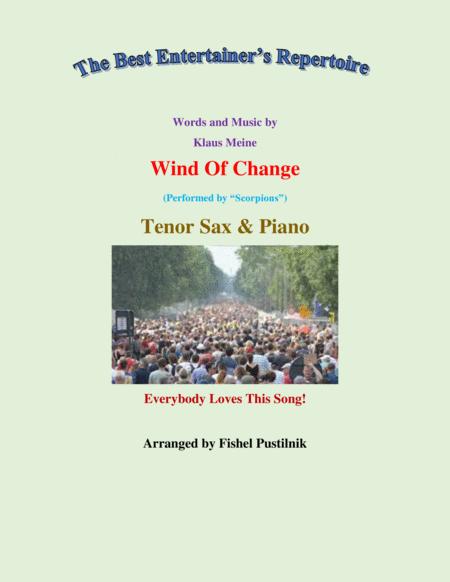 Wind Of Change For Tenor Sax And Piano Video Sheet Music