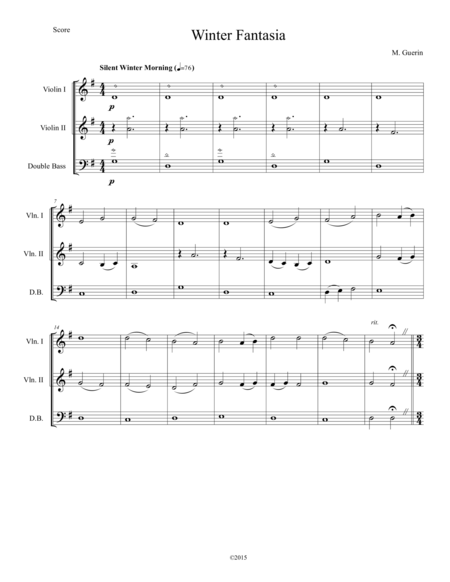 Winter Fantasia Sheet Music