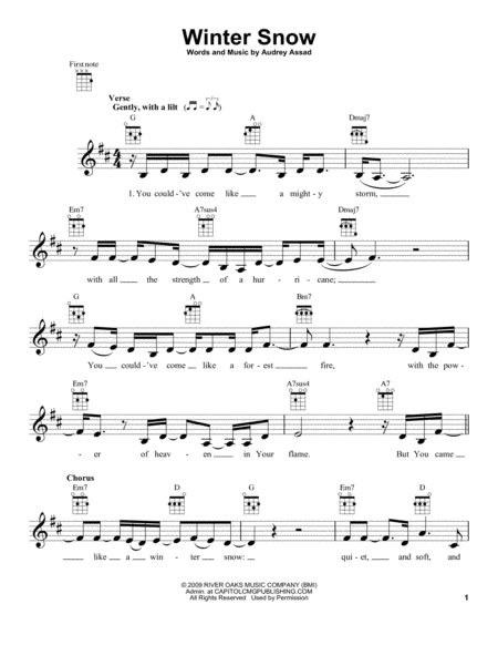 Winter Snow Sheet Music