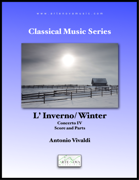 Free Sheet Music Winter The Four Seasons