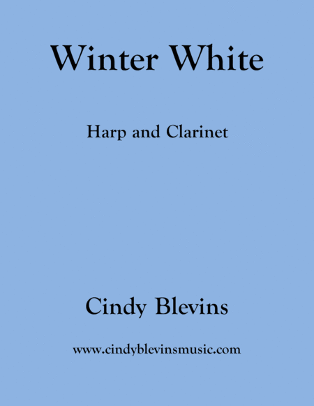 Winter White For Harp And Bb Clarinet Sheet Music