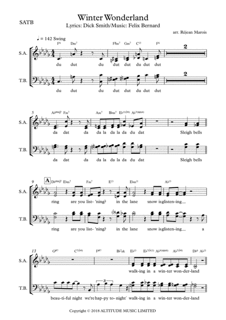 Winter Wonderland Sheet Music