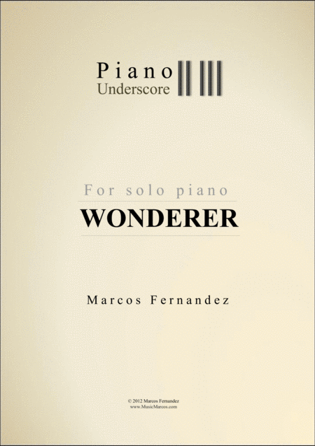 Wonderer Sheet Music